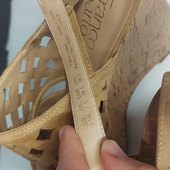 Franco Sarto Wedge Heel Sandals - Picture 6 of 6